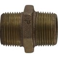 Midland Metal 1 BRONZE HEX NIPPLE 44725